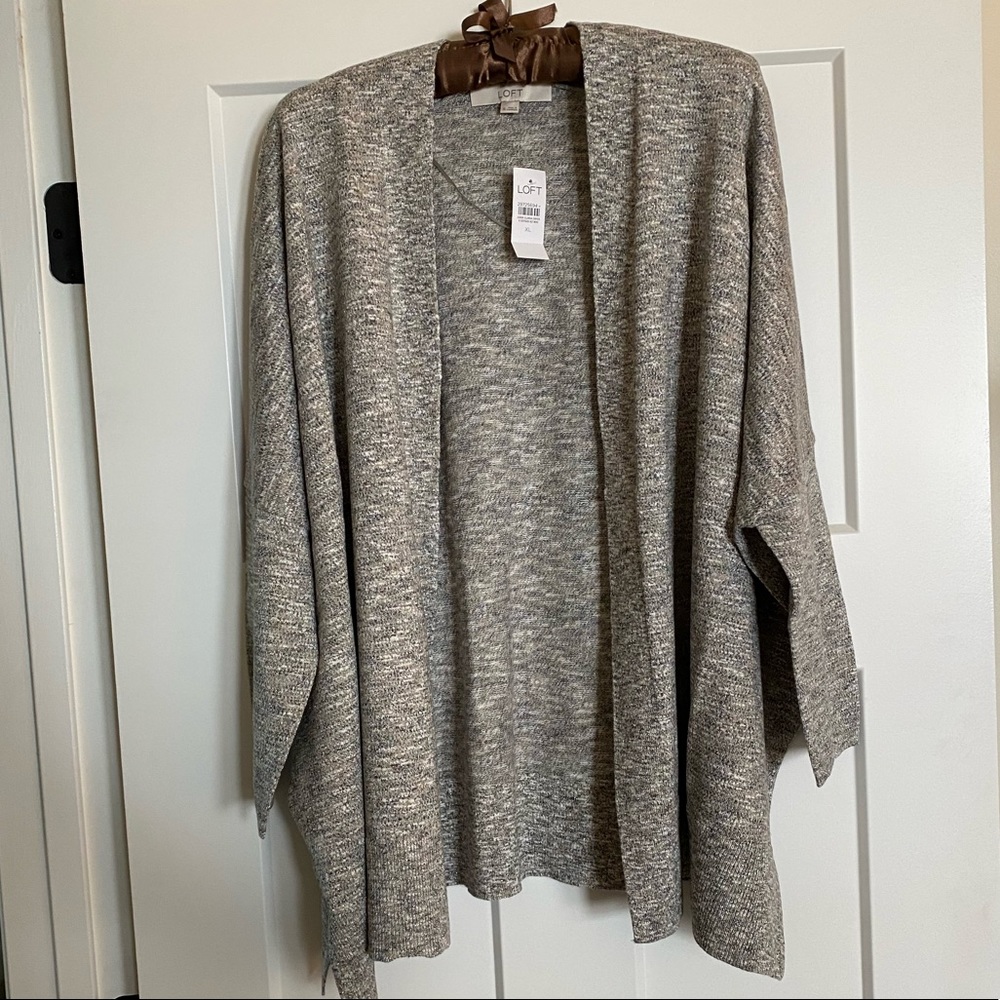 Open front poncho sweater.  Never worn